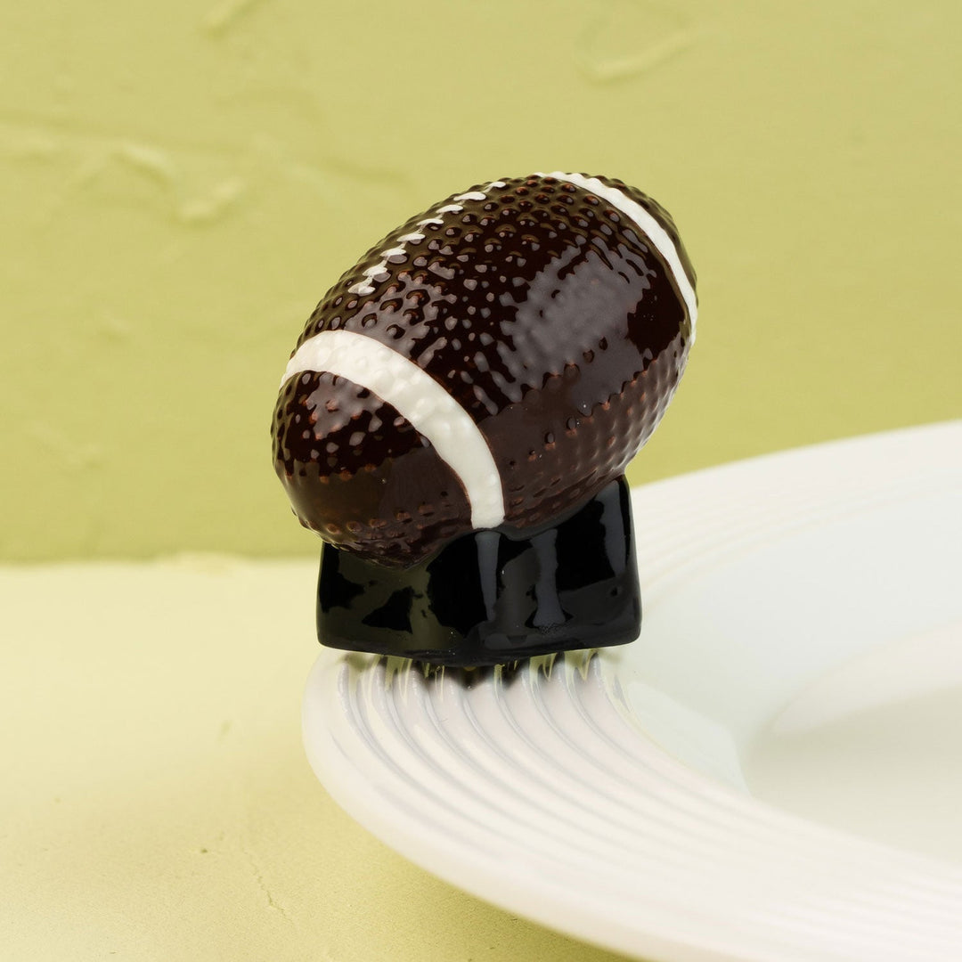 Touchdown! Mini by Nora Fleming — hand-painted ceramic football