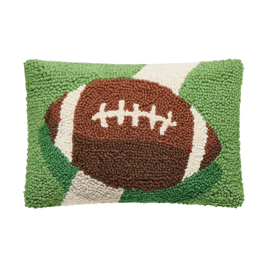 Football On A Field Hook Pillow - Something Splendid Co.