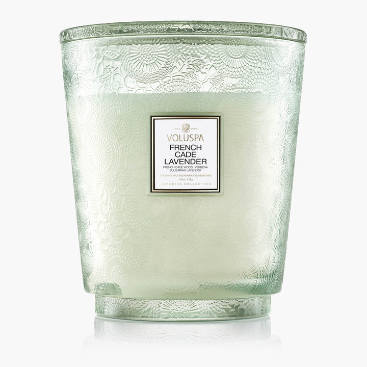 French Cade Lavender 5 Wick Hearth Candle - Something Splendid Co.