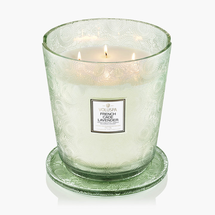 French Cade Lavender 5 Wick Hearth Candle - Something Splendid Co.