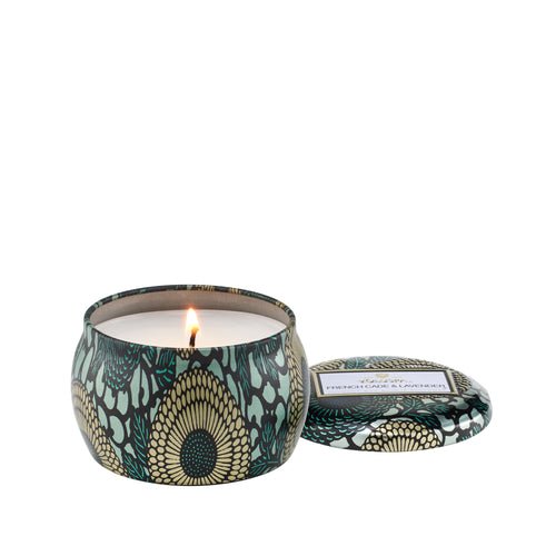 French Cade Lavender Mini Tin Candle - Something Splendid Co.