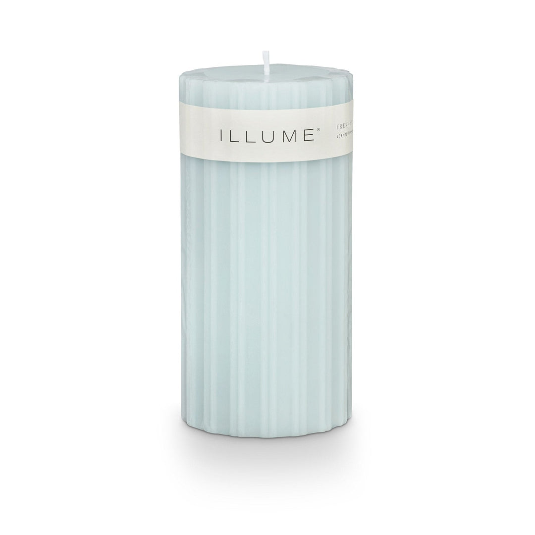 Fresh Sea Salt Fragranced Pillar Candle - Something Splendid Co.