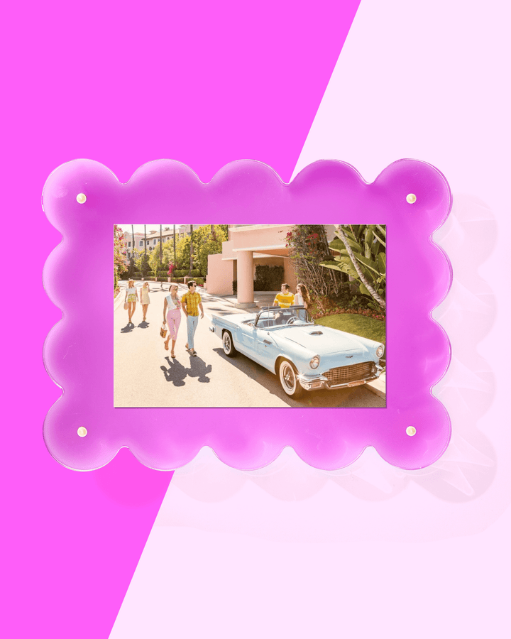 Fuchsia Acrylic Picture Frame - Something Splendid Co.