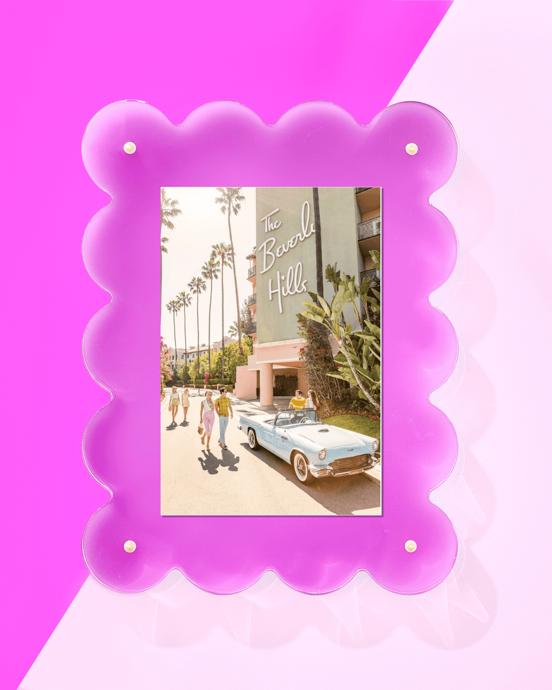 Fuchsia Acrylic Picture Frame - Something Splendid Co.