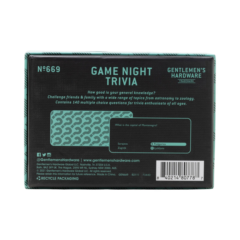Game Night Trivia - Something Splendid Co.