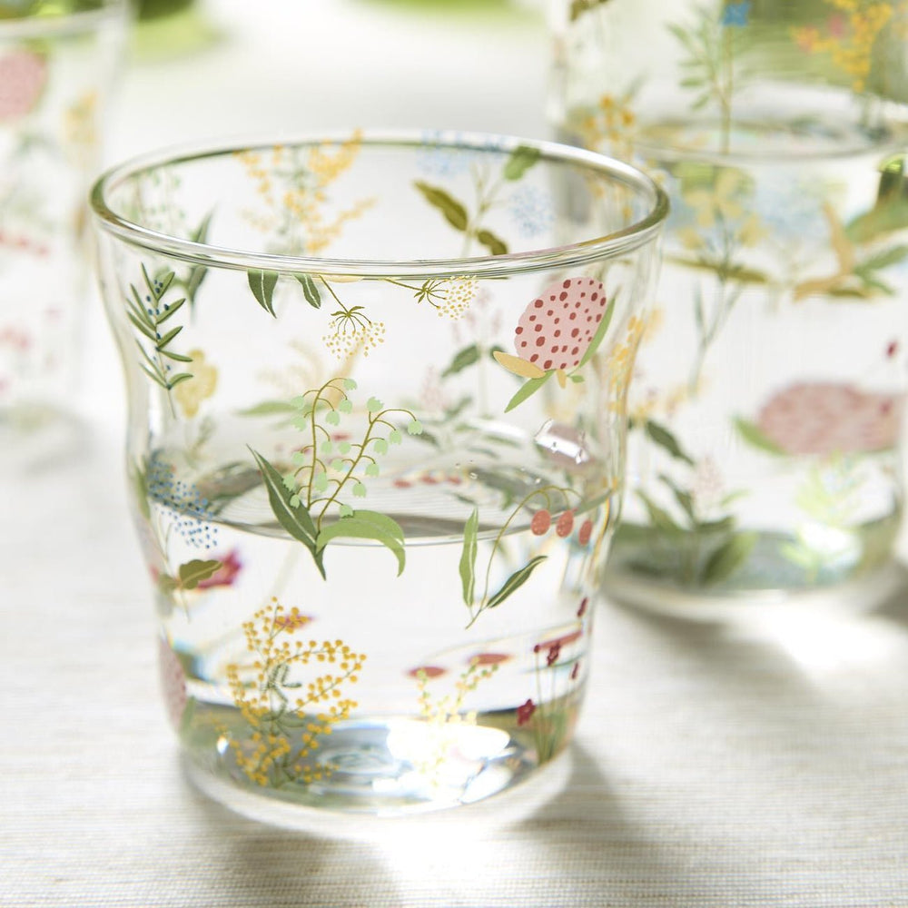 Garden Delight Double Old Fashioned Drinking Glass - Something Splendid Co.