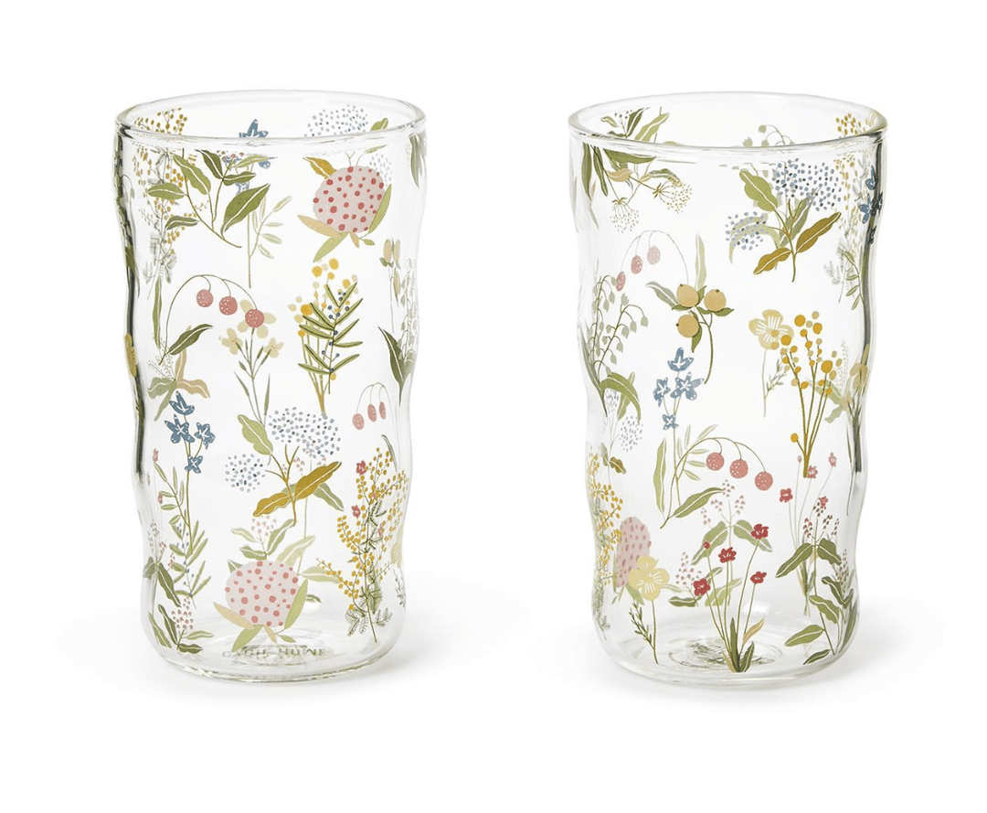 Garden Delight Tumbler Drinking Glass - Something Splendid Co.