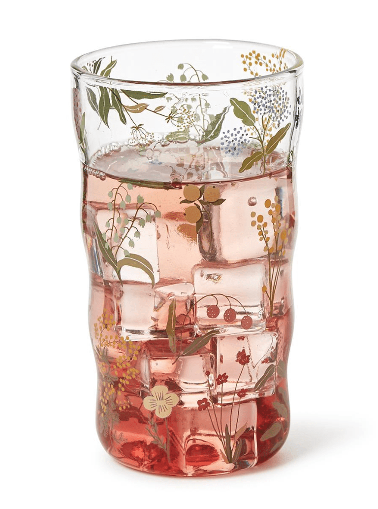 Garden Delight Tumbler Drinking Glass - Something Splendid Co.