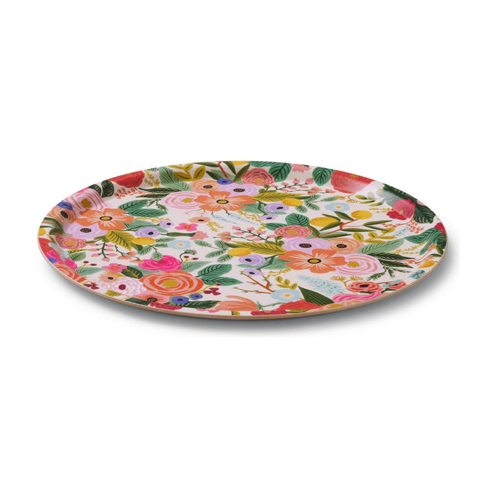 Garden Party Round Serving Tray - Something Splendid Co.