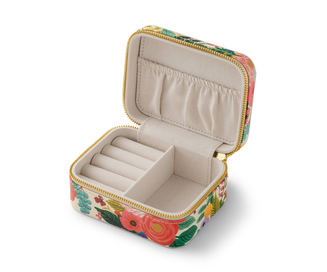 Garden Party Travel Jewelry Case - Something Splendid Co.