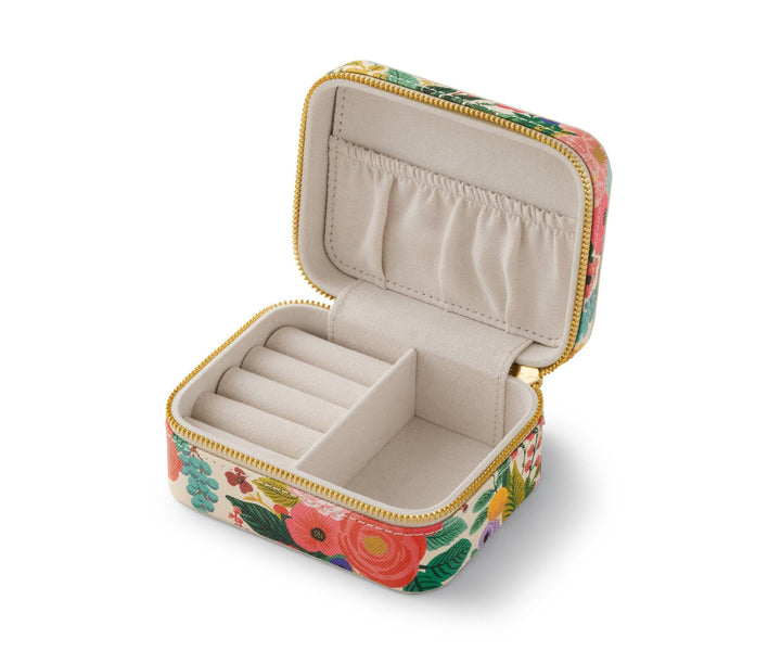 Garden Party Travel Jewelry Case - Something Splendid Co.