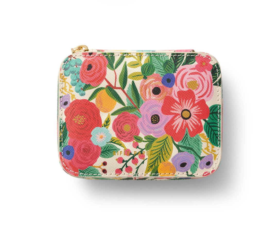 Garden Party Travel Jewelry Case - Something Splendid Co.