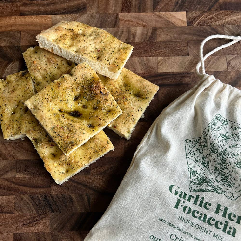 Garlic Herb Focaccia Baking Mix - Something Splendid Co.