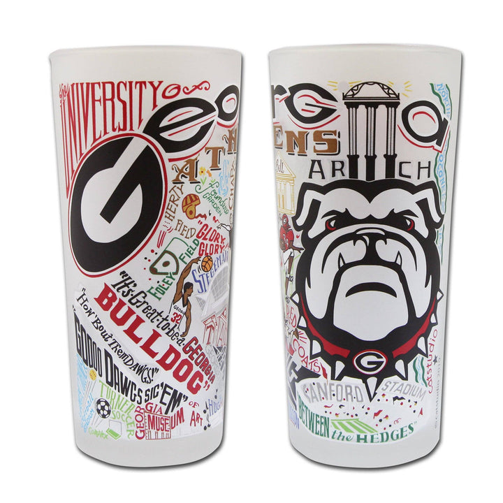 Georgia, University of Collegiate Drinking Glass - Something Splendid Co.