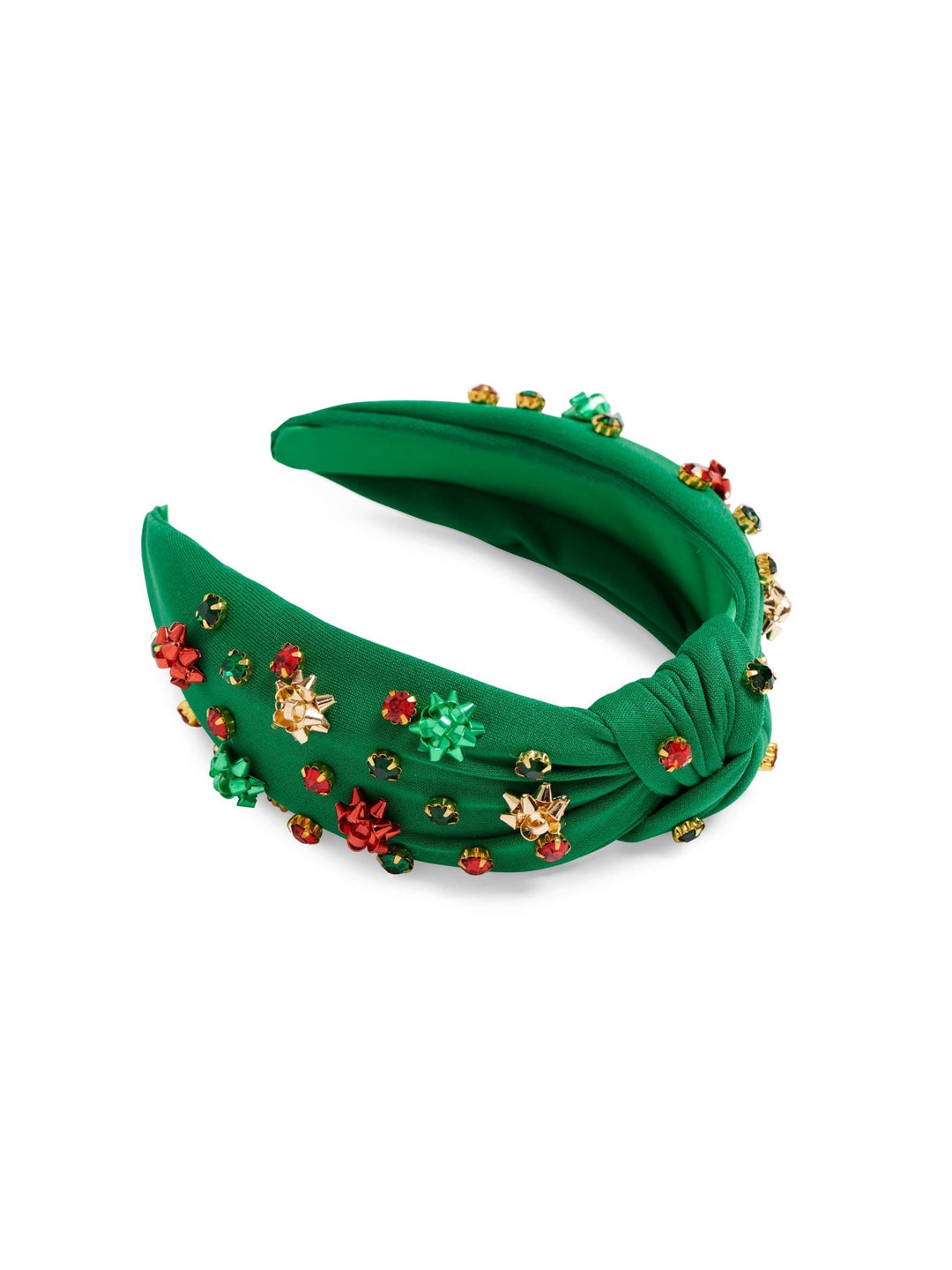GIFT BOW KNOTTED HEADBAND,GREEN - Something Splendid Co.