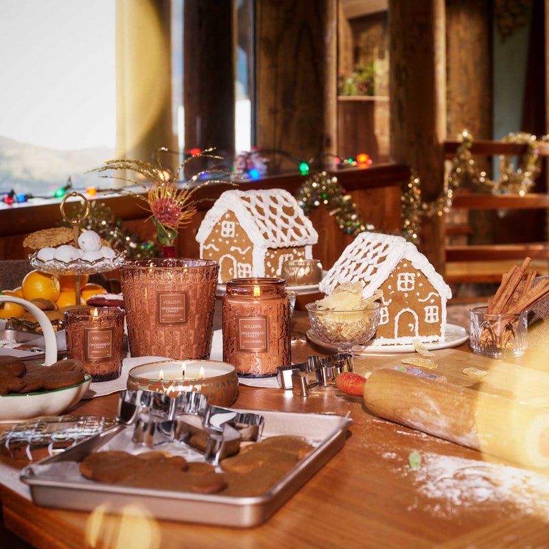 Gingerbread Chalet Large Jar Candle - Something Splendid Co.