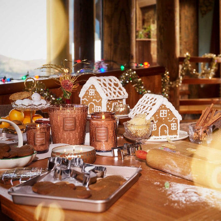 Gingerbread Chalet Large Jar Candle - Something Splendid Co.