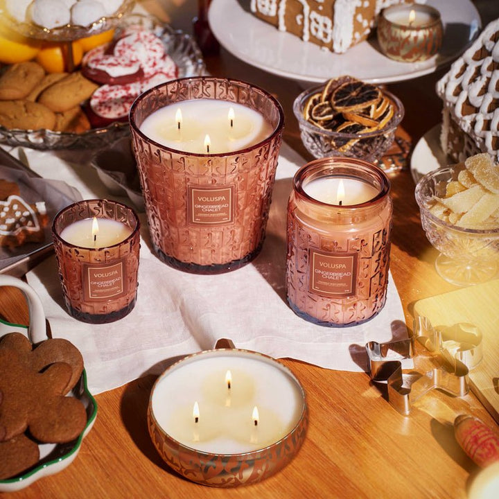 Gingerbread Chalet Large Jar Candle - Something Splendid Co.