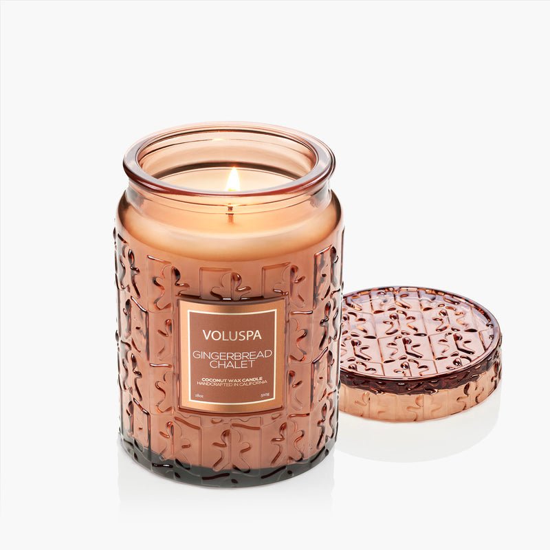 Gingerbread Chalet Large Jar Candle - Something Splendid Co.