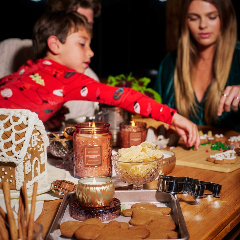 Gingerbread Chalet Mini Tin Candle - Something Splendid Co.