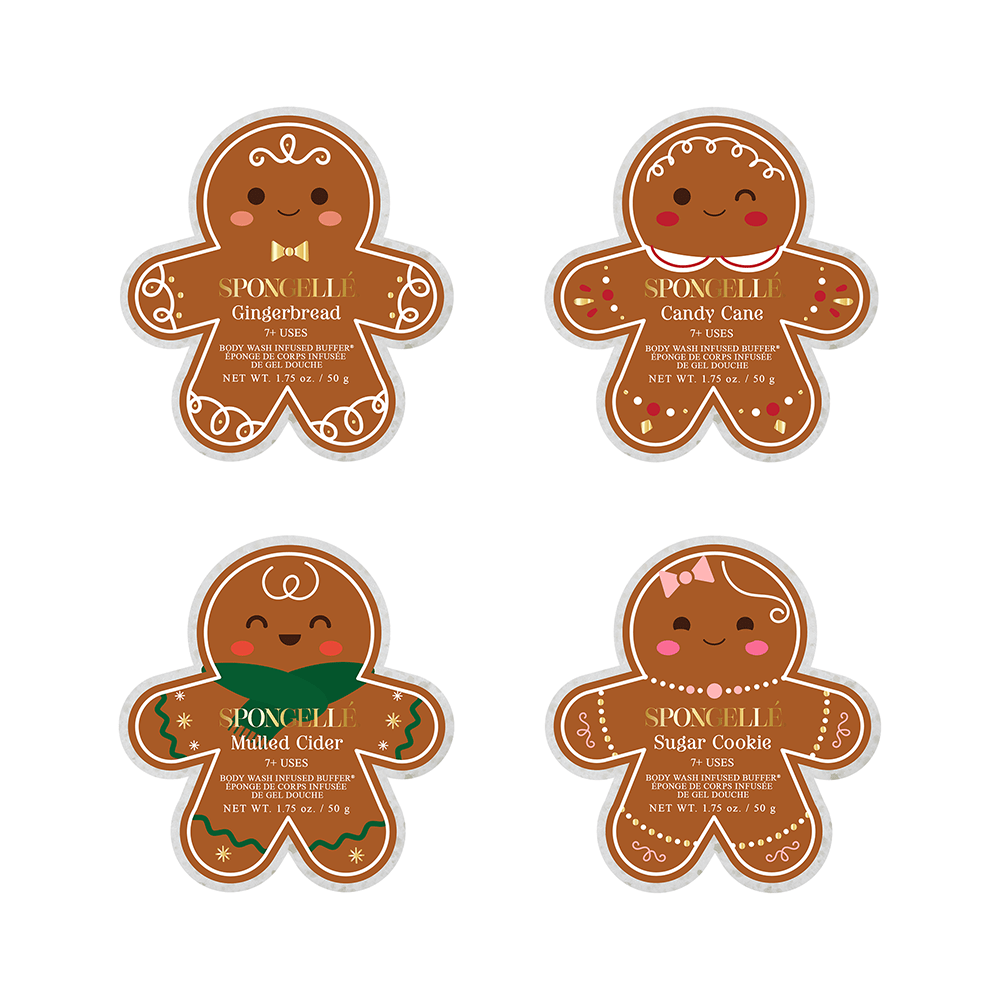 Gingerbread Holiday Buffer Assorted Pack Christmas Gift  - Something Splendid Co.