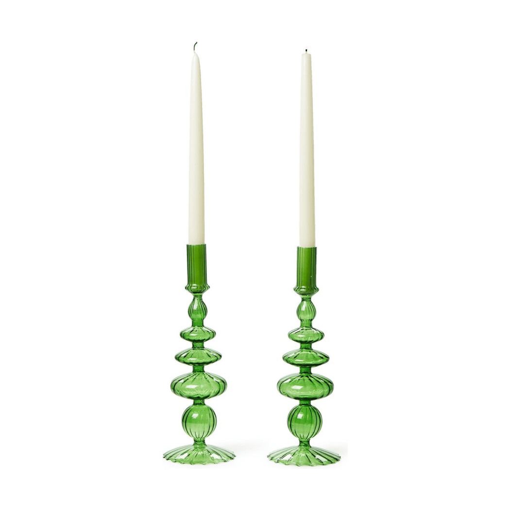 Glass Blown Candlesticks - Something Splendid Co.
