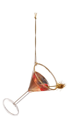 Glass Cocktail Ornament, 6 Styles - Something Splendid Co.