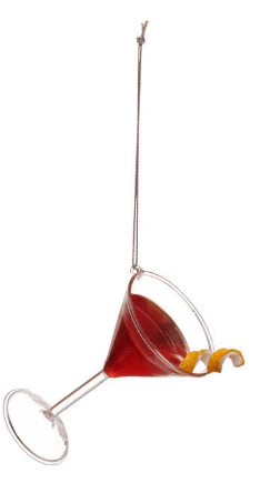 Glass Cocktail Ornament, 6 Styles - Something Splendid Co.