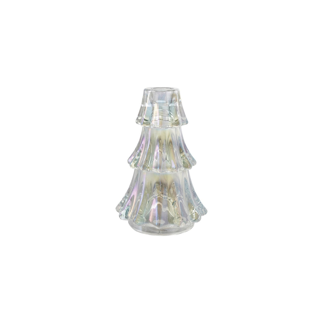 Glass Tree Shaped Taper Holder - Something Splendid Co.