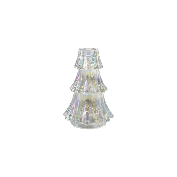 Glass Tree Shaped Taper Holder - Something Splendid Co.