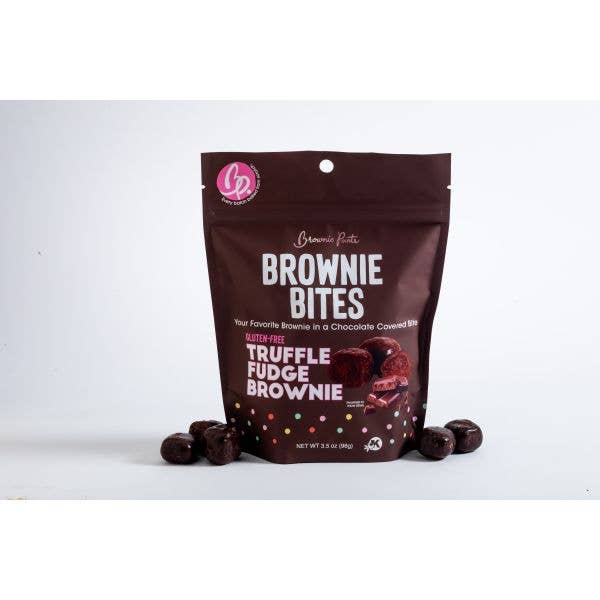 Gluten - Free Chocolate Truffle Fudge Brownie Bites - Something Splendid Co.