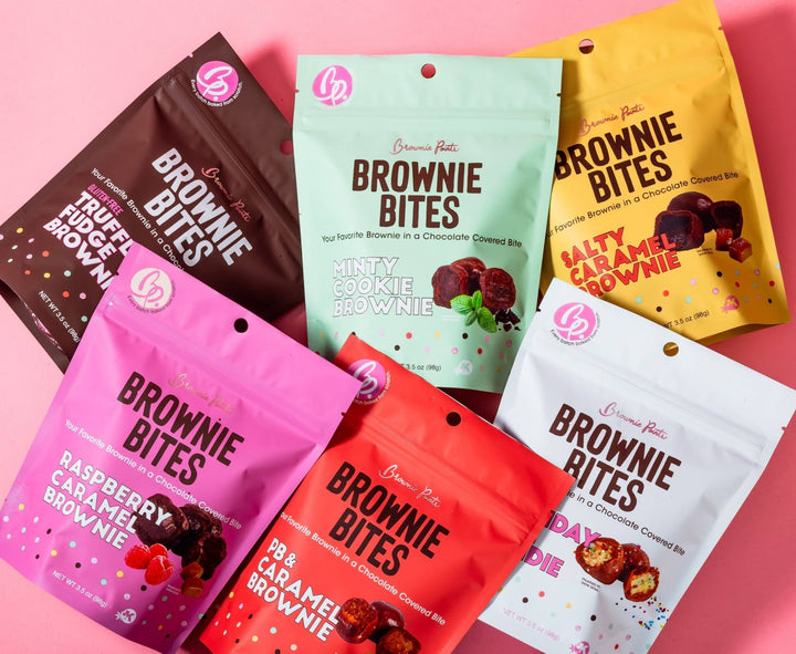 Gluten - Free Chocolate Truffle Fudge Brownie Bites - Something Splendid Co.
