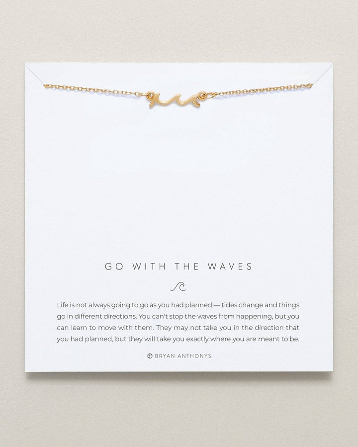 Go With The Waves Necklace - Something Splendid Co.
