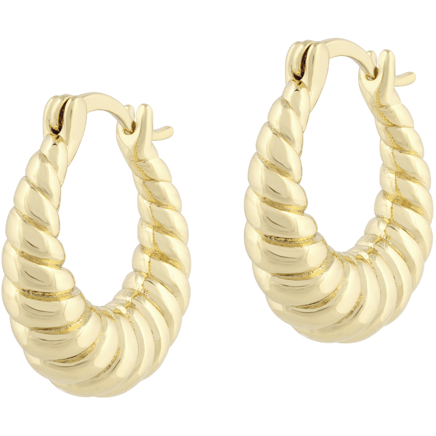 Gold Croissant Earrings - Something Splendid Co.