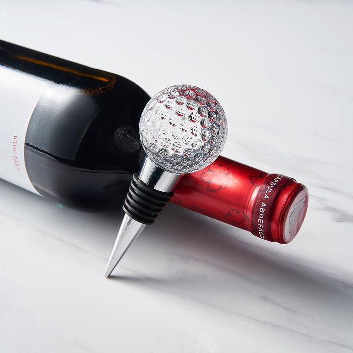 Golf Ball Wine & Champagne Bottle Stopper - Something Splendid Co.