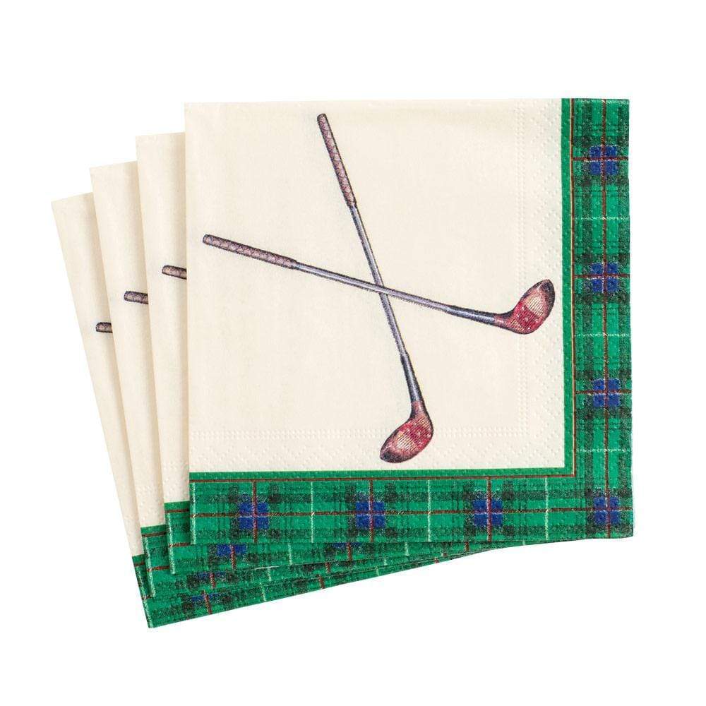 Golf Club Cocktail Napkins - Something Splendid Co.