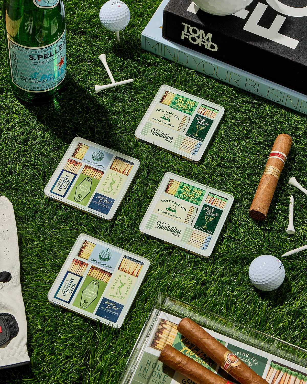 Golf Matchbook Coaster - Thumbnail 3