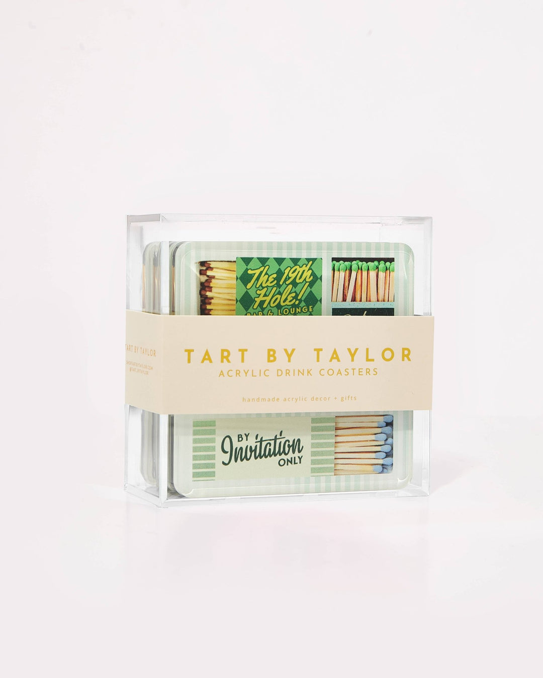 Golf Matchbook Coasters - Something Splendid Co.