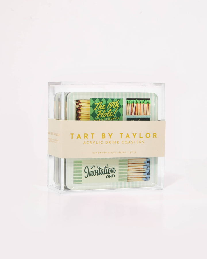 Golf Matchbook Coasters - Something Splendid Co.