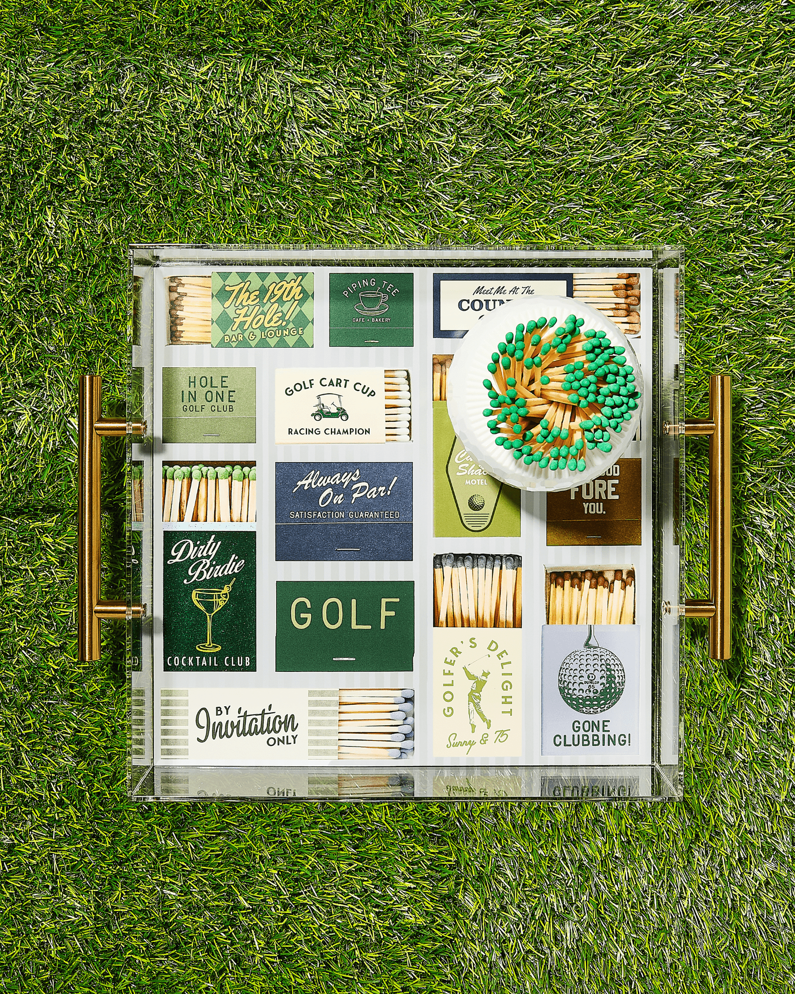 Golf Matchbook Large Tray