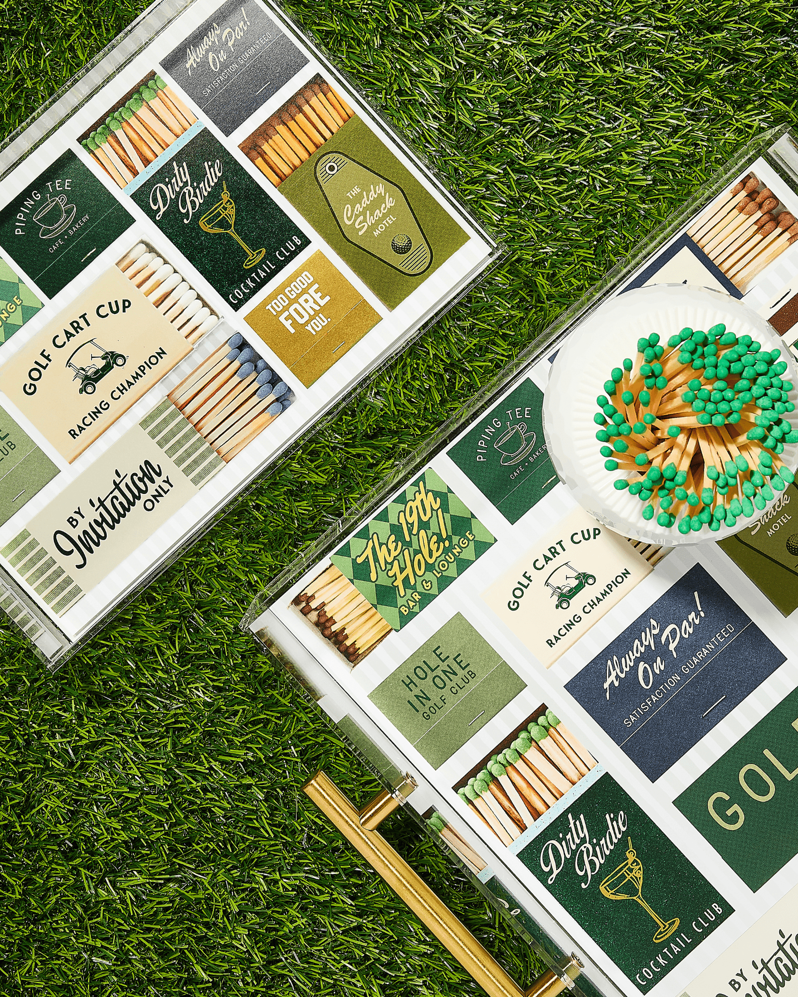 Golf Matchbook Large Tray - Thumbnail 2