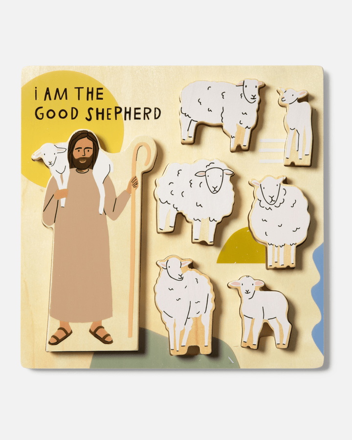 Good Shepherd Wooden Puzzle - Something Splendid Co.