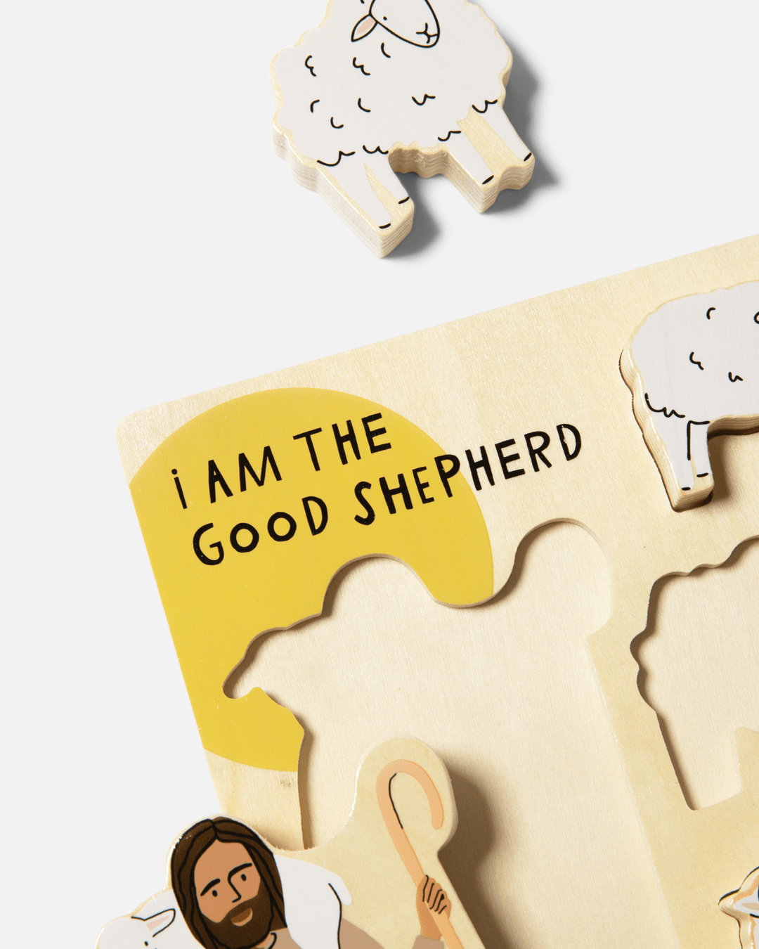 Good Shepherd Wooden Puzzle - Something Splendid Co.