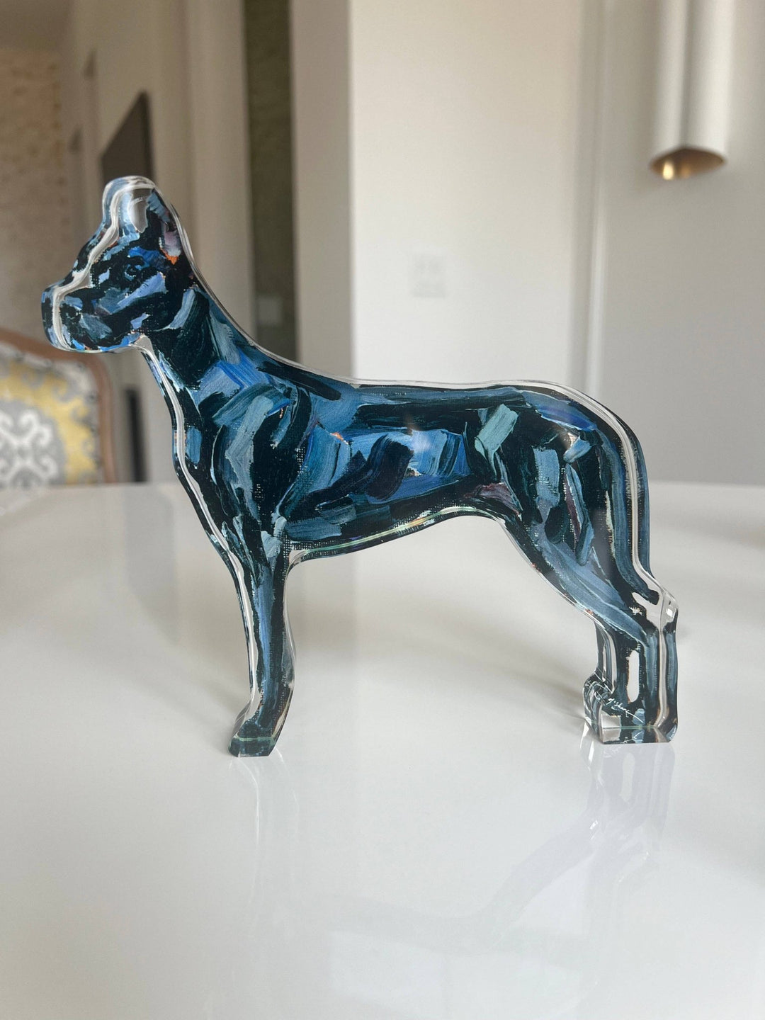 "Great Dane Black" acrylic shelfie - Something Splendid Co.