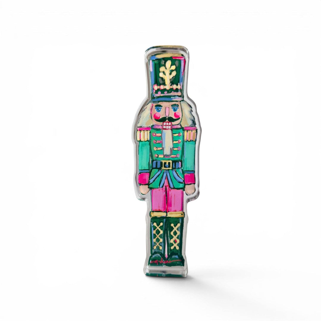 Green Acrylic Nutcracker WHOLESALE - Something Splendid Co.