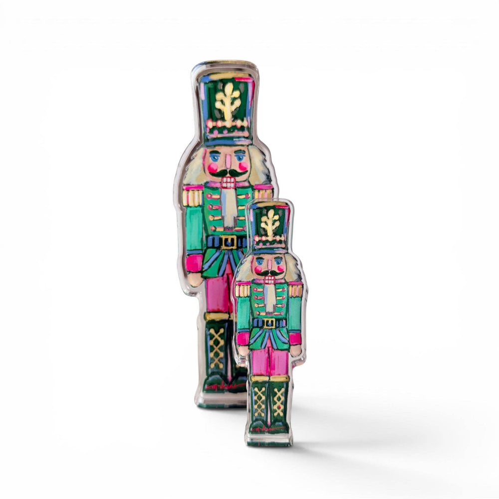 Green Acrylic Nutcracker WHOLESALE - Something Splendid Co.