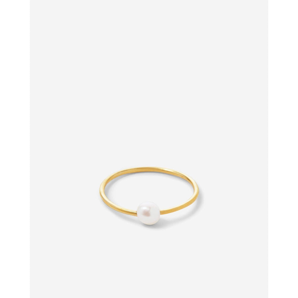 Grit Dainty Pearl Ring | Vermeil Gold - Something Splendid Co.