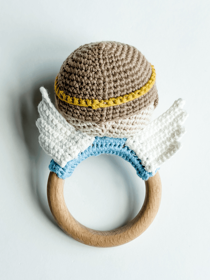 Guardian Angel Rattle (Boy) - Something Splendid Co.