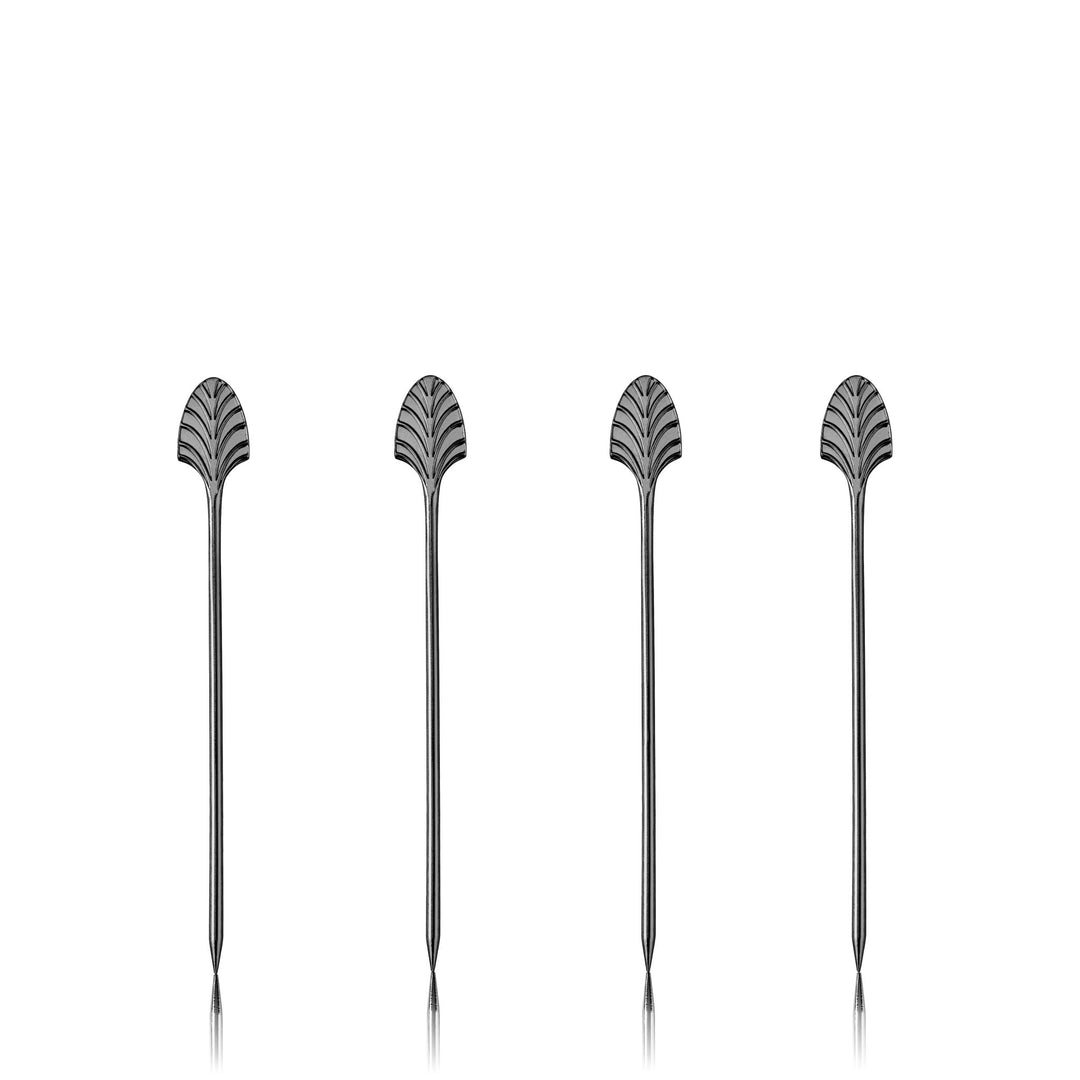 Gunmetal Deco Cocktail Picks by Viski® - Something Splendid Co.