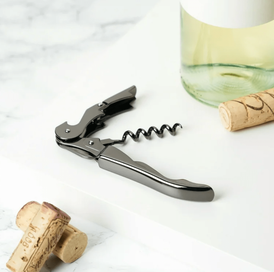 Gunmetal Signature Double Hinged Corkscrew by Viski® - Something Splendid Co.